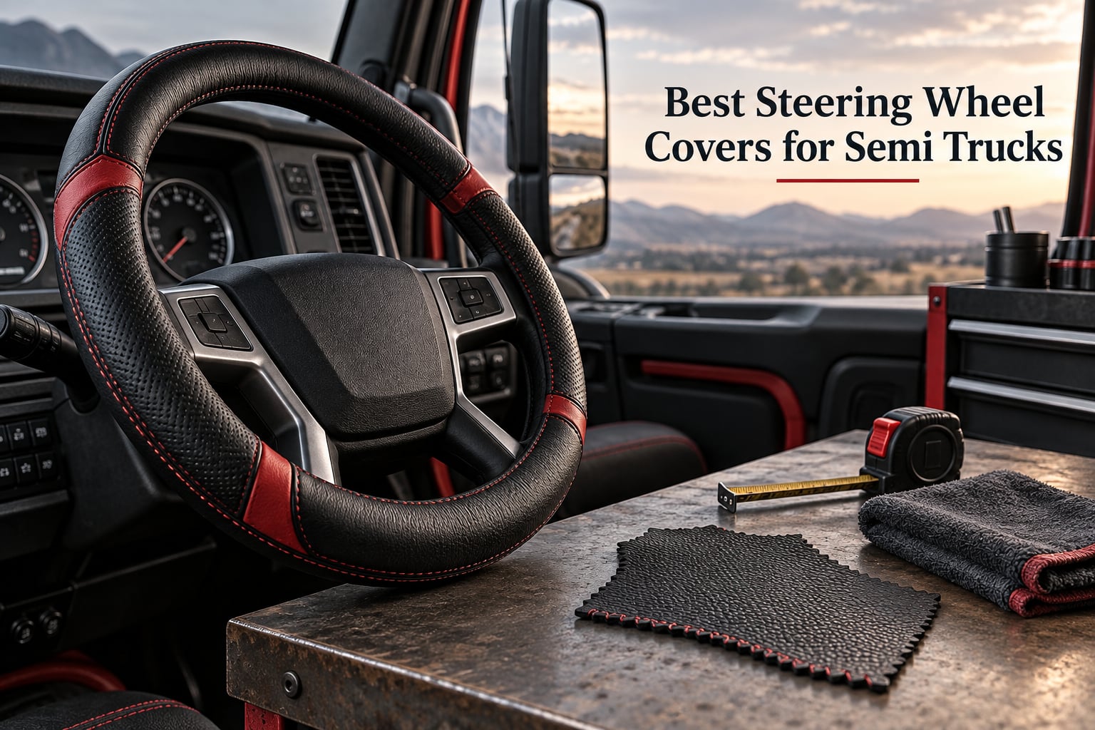 Best Steering Wheel Covers for Semi Trucks