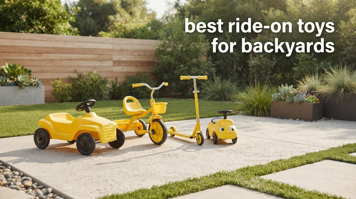 best ride-on toys for backyards