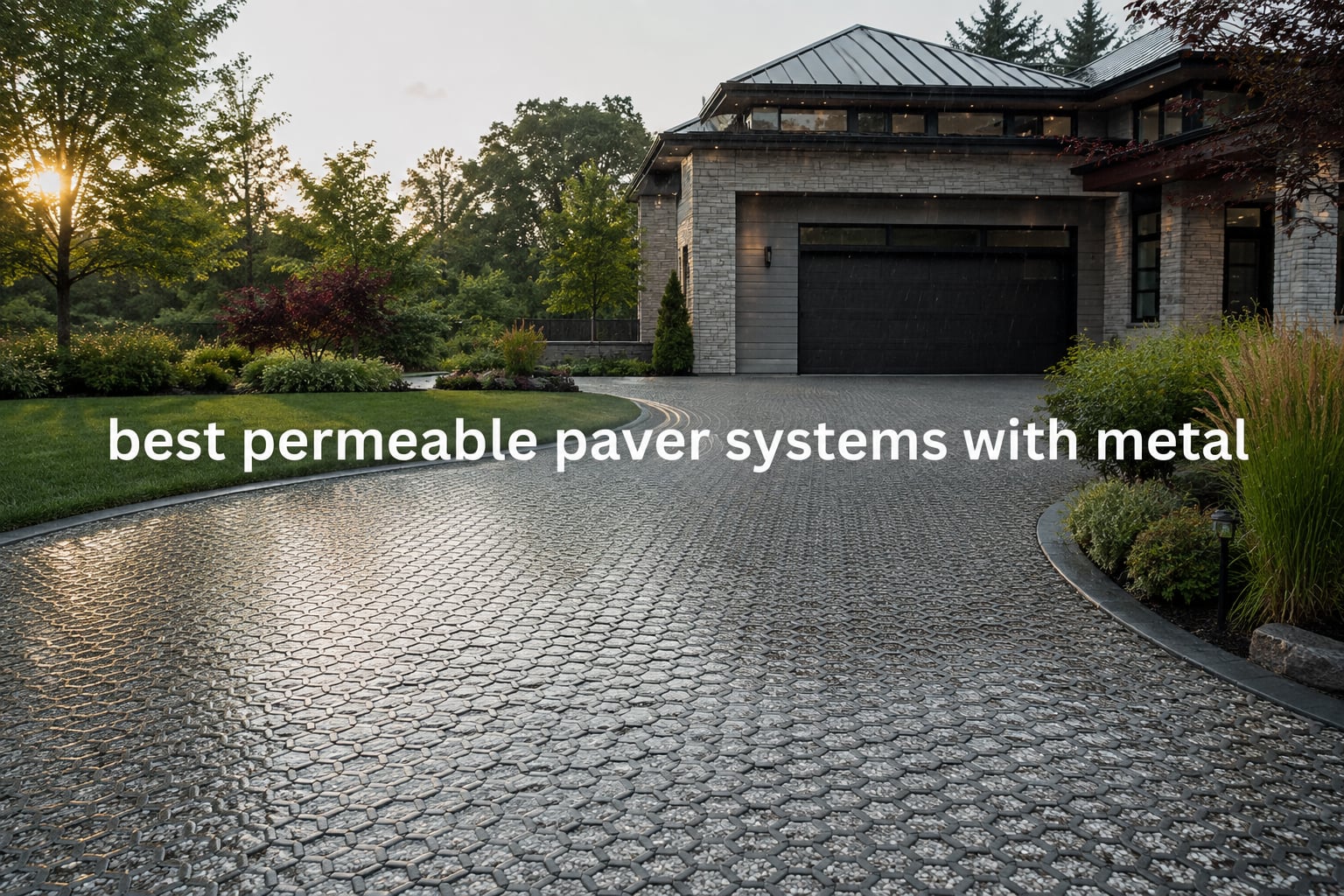 best permeable paver systems with metal