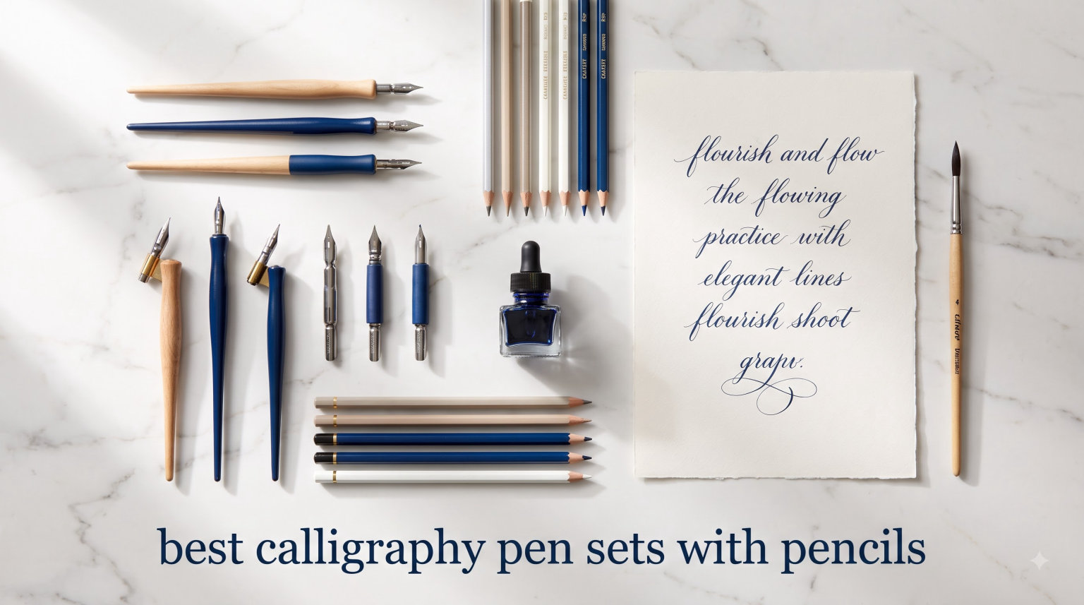 best calligraphy pen sets with pencils