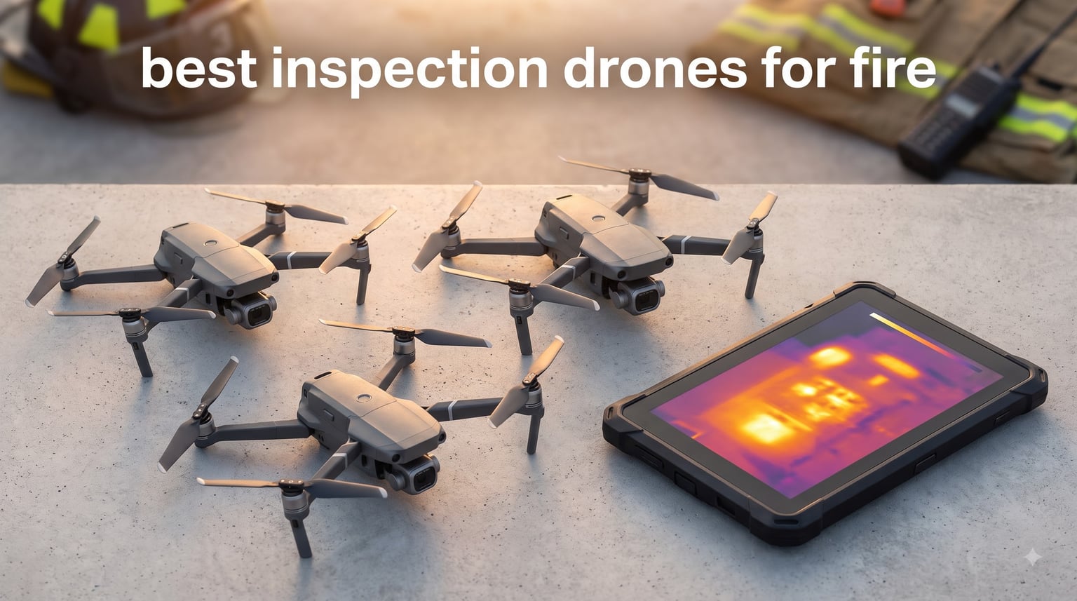 best inspection drones for fire