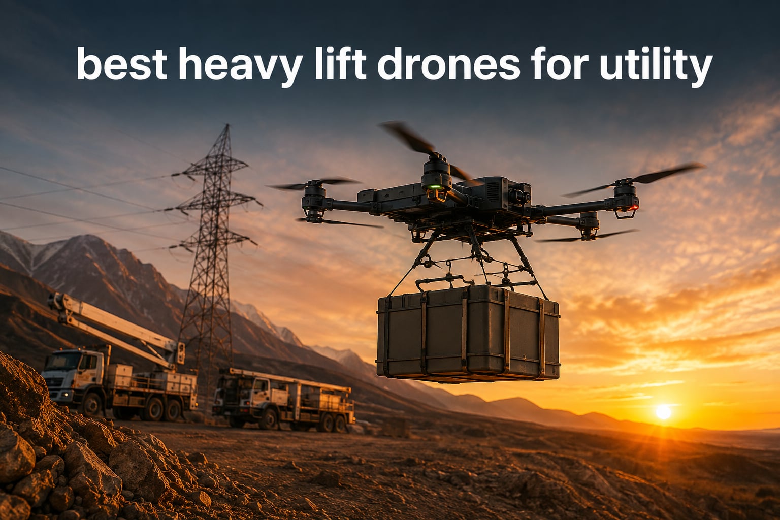 best heavy lift drones for utility