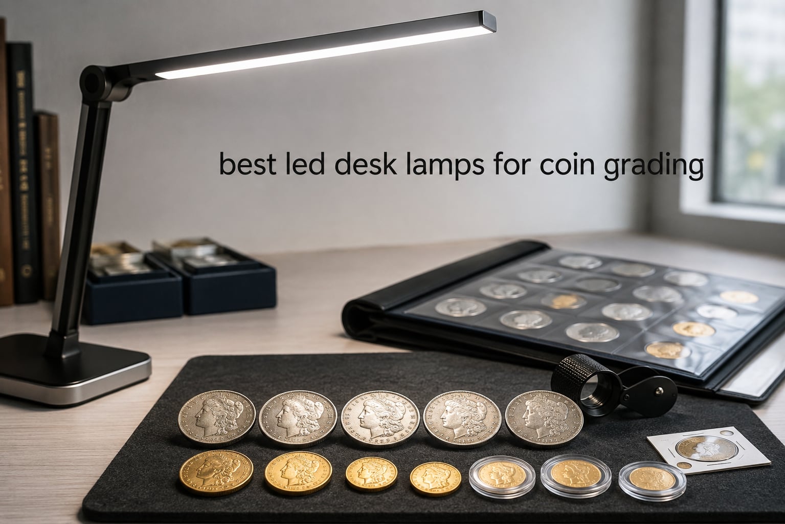 best led desk lamps for coin grading