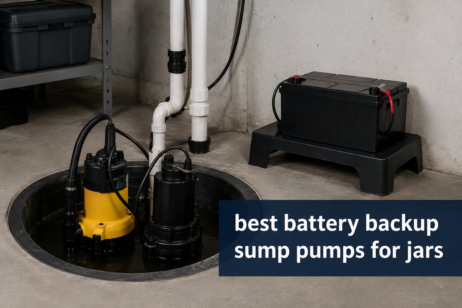 best battery backup sump pumps for jars