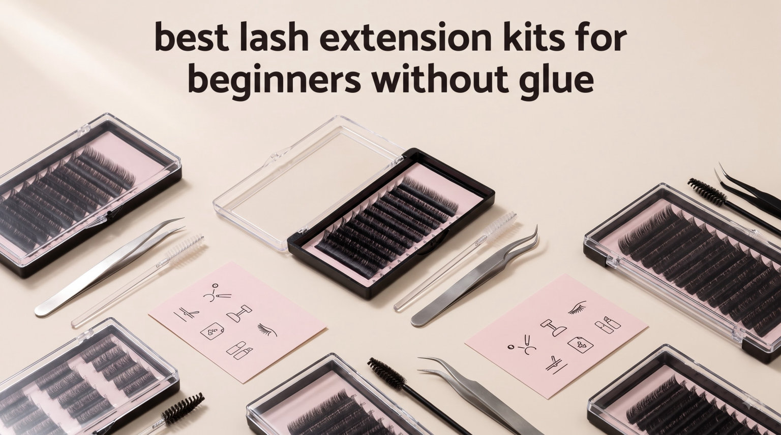 best lash extension kits for beginners without glue
