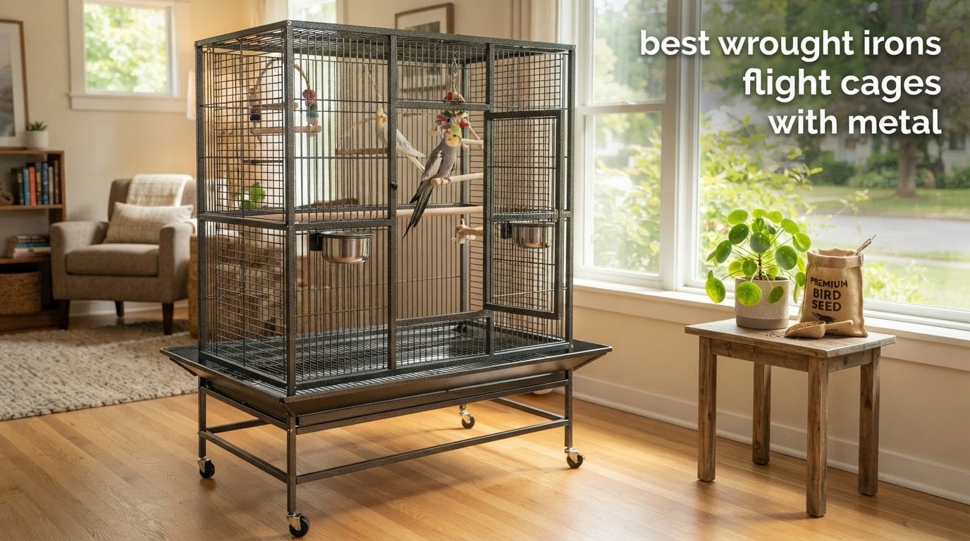 best wrought irons flight cages with metal