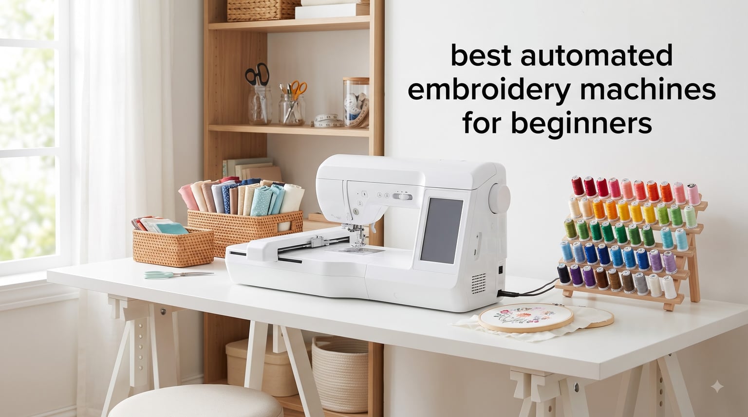 best automated embroidery machines for beginners
