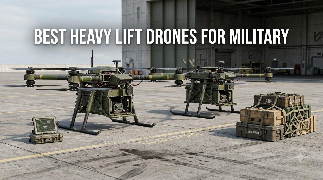 best heavy lift drones for military