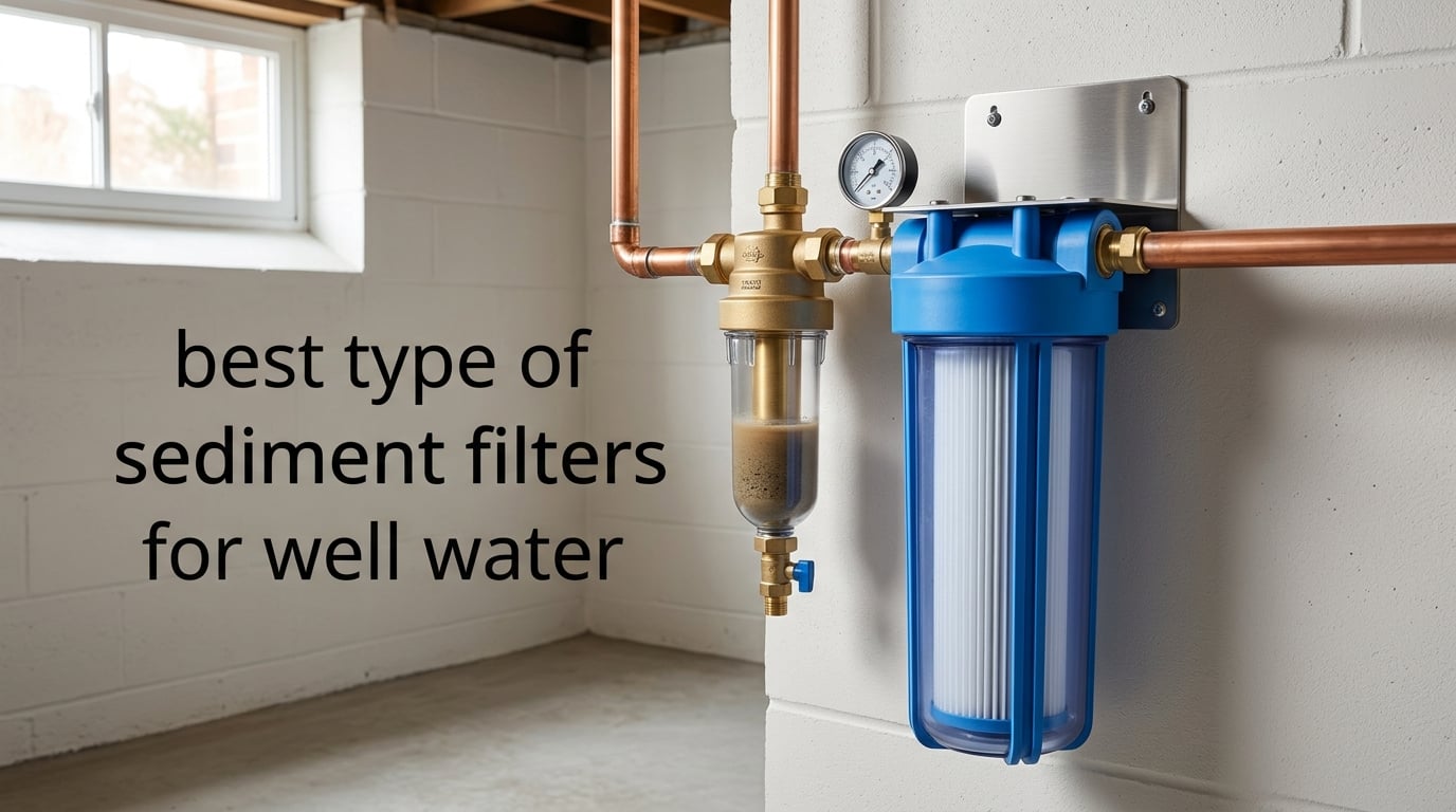 best type of sediment filters for well water