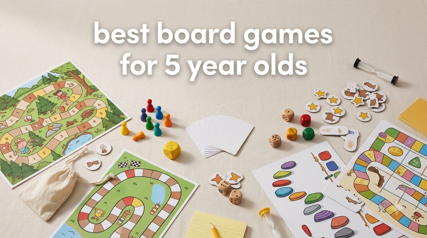 best board games for 5 year olds
