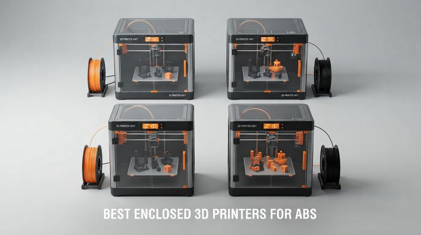 best enclosed 3d printers for abs