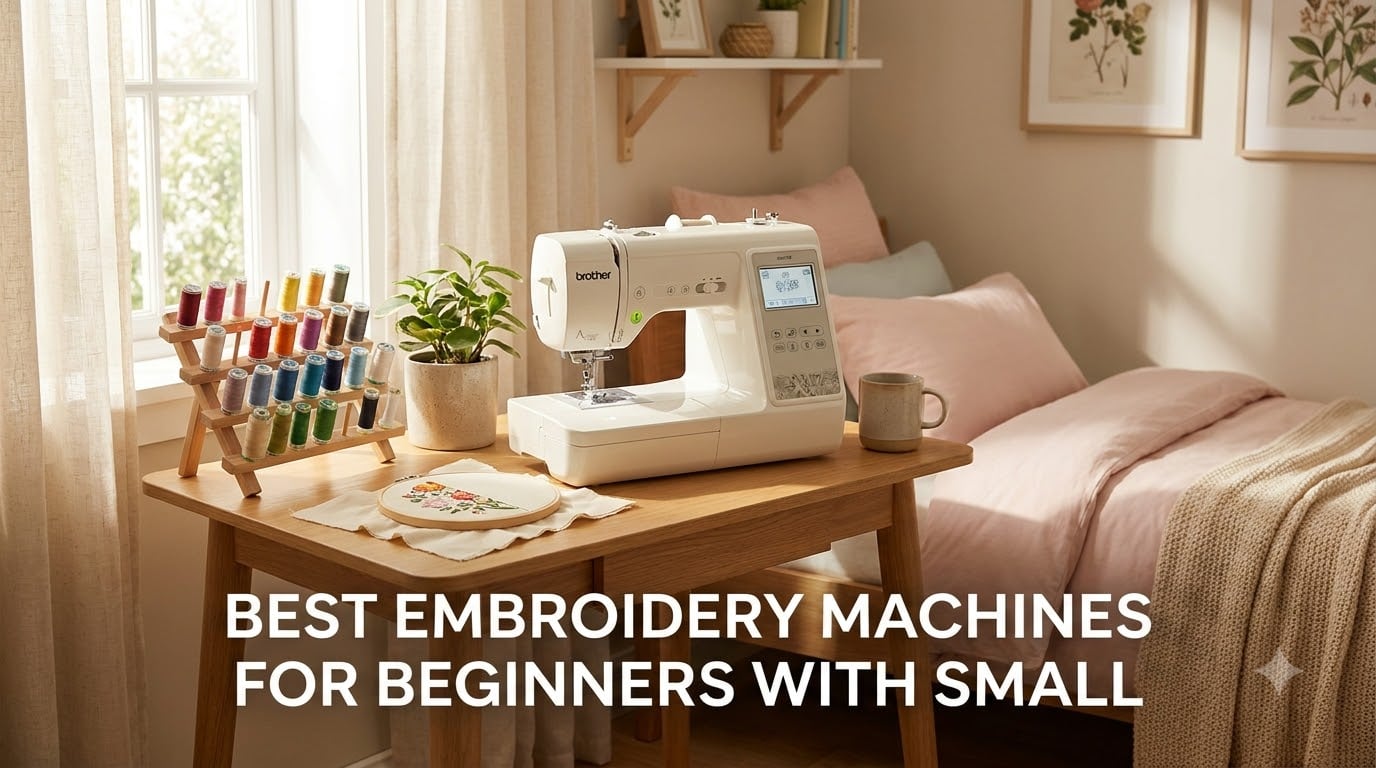 best embroidery machines for beginners with small