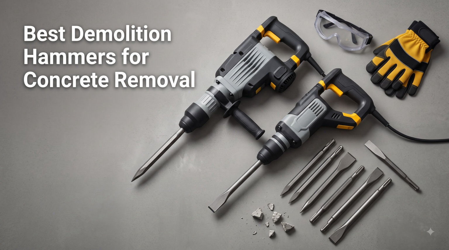 Best Demolition Hammers for Concrete Removal