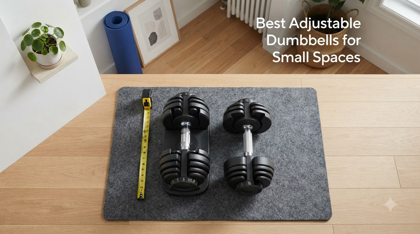 Best Adjustable Dumbbells for Small Spaces
