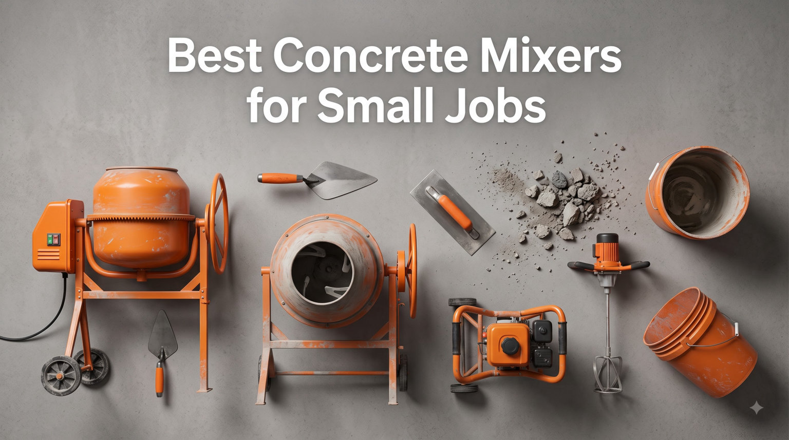 Best Concrete Mixers for Small Jobs