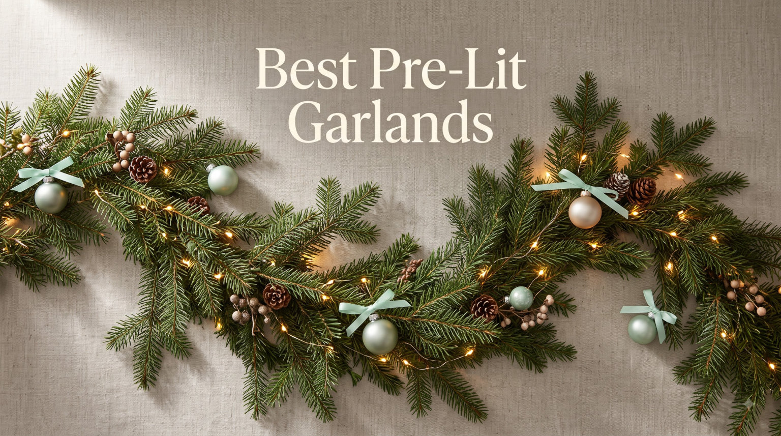 Best Pre-Lit Garlands