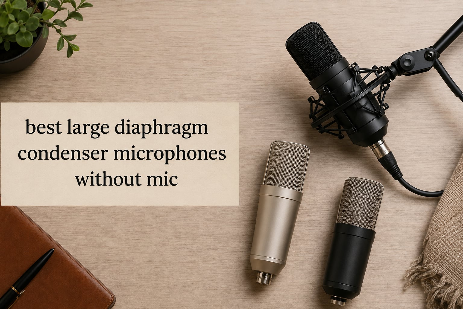 best large diaphragm condenser microphones without mic