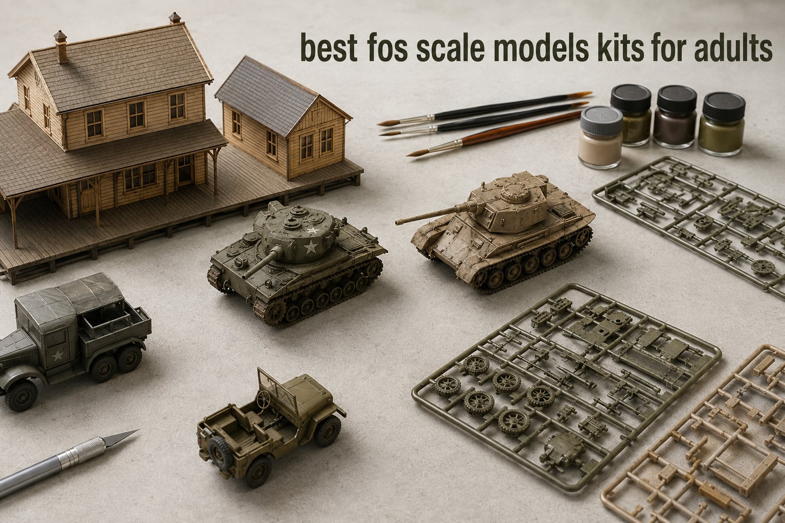 best fos scale models kits for adults