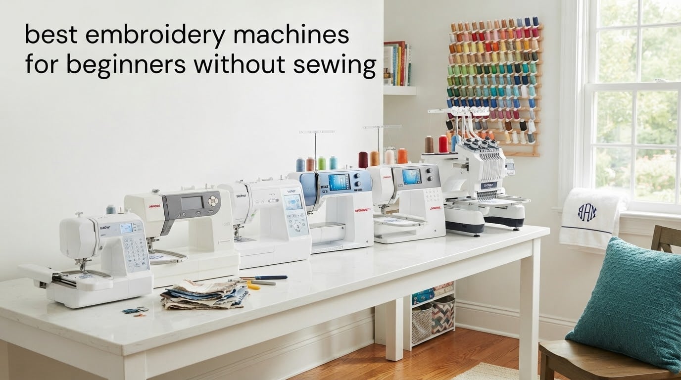 best embroidery machines for beginners without sewing