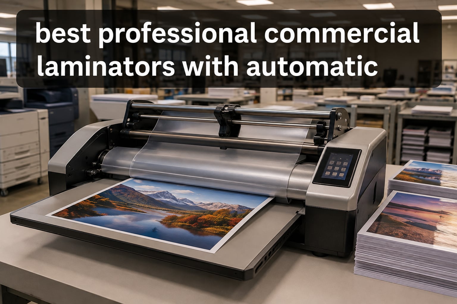 best professional commercial laminators with automatic
