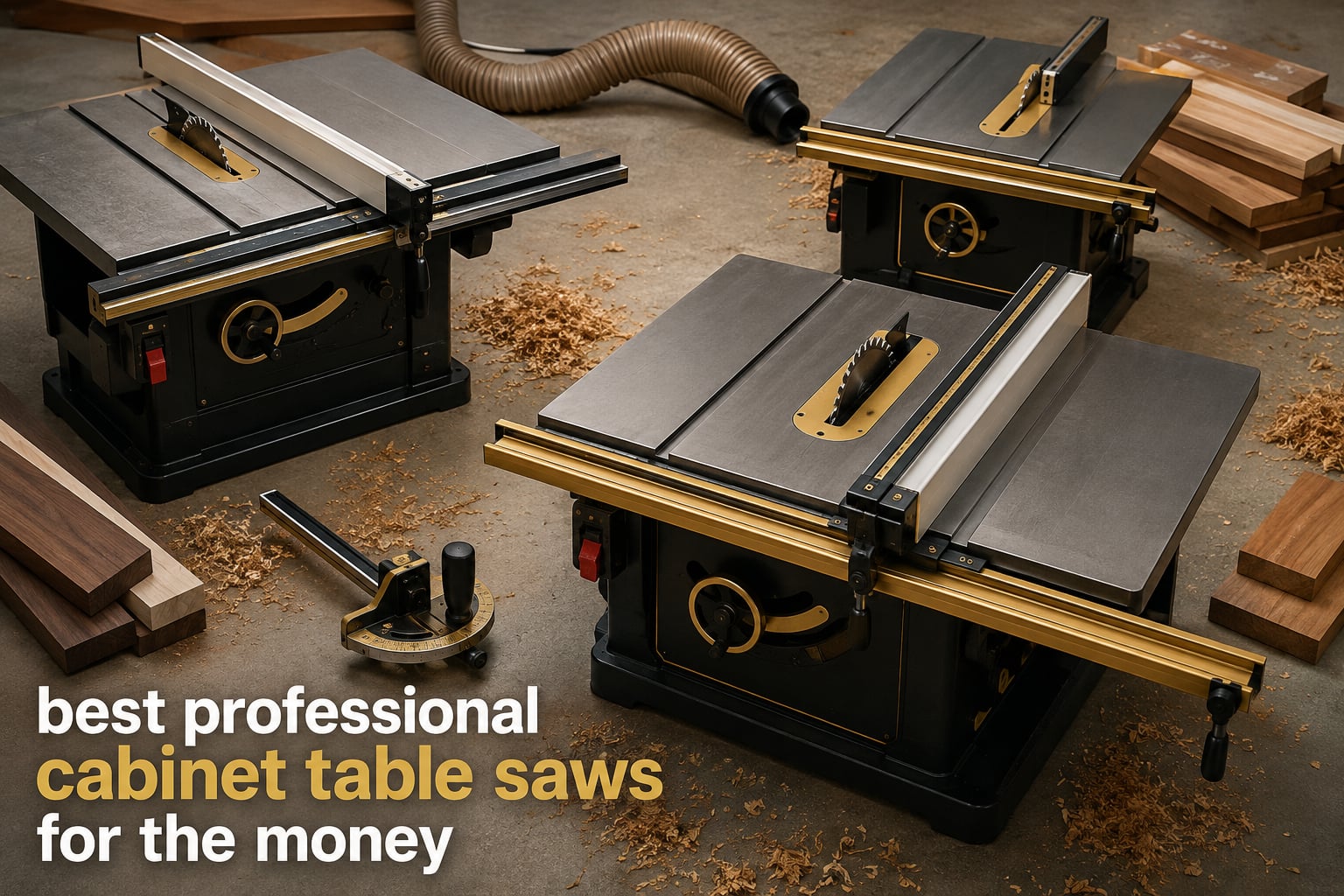 best professional cabinet table saws for the money
