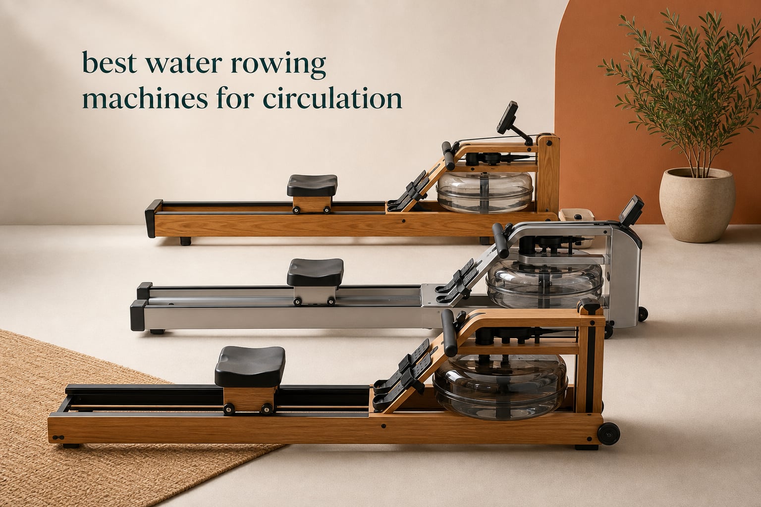 best water rowing machines for circulation
