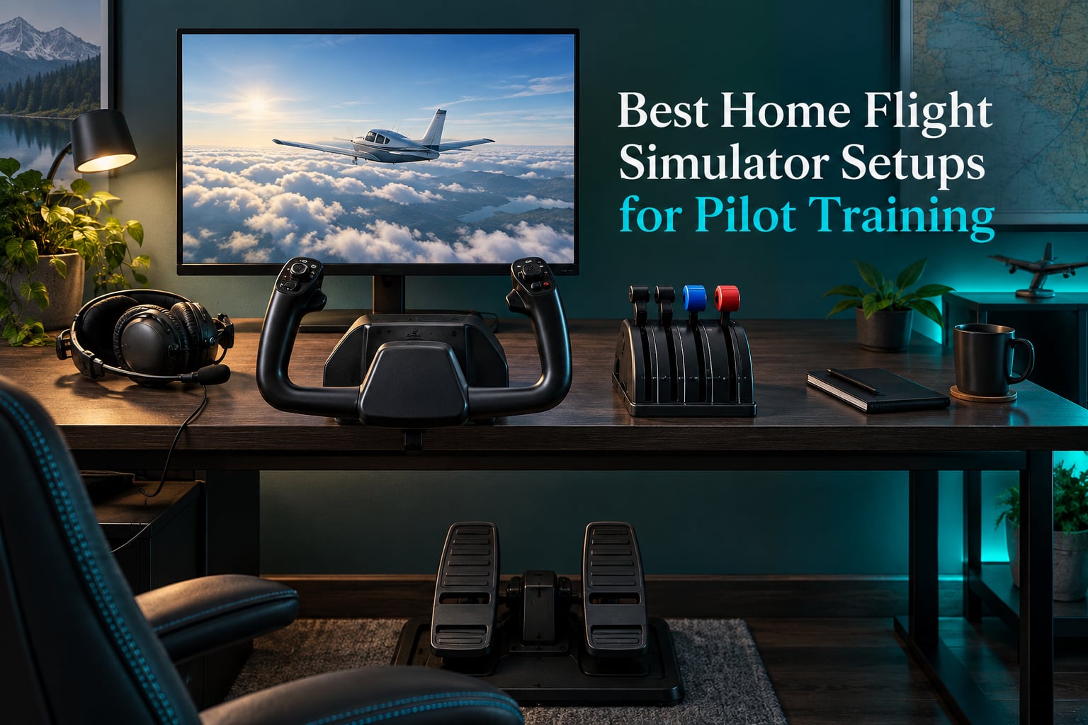 Best Home Flight Simulator Setups for Pilot Training