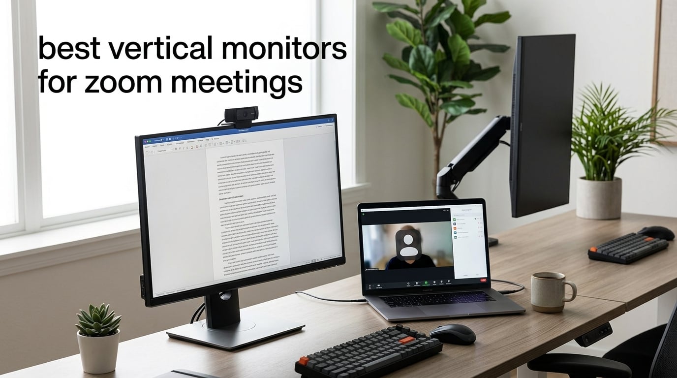best vertical monitors for zoom meetings