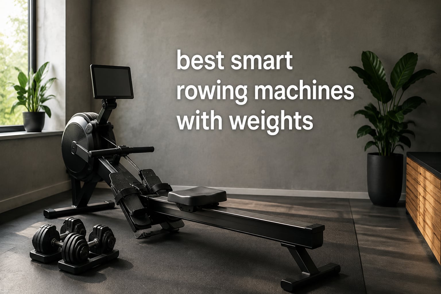 best smart rowing machines with weights