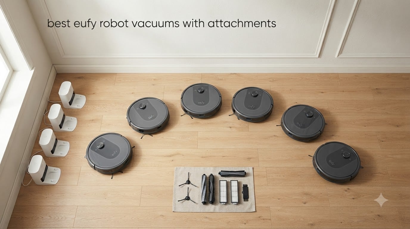 best eufy robot vacuums with attachments