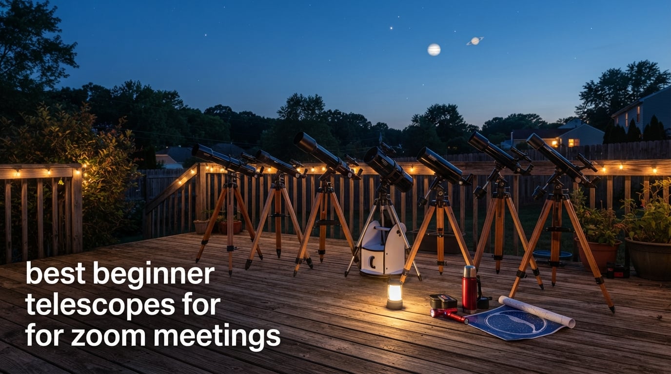 best beginner telescopes for zoom meetings