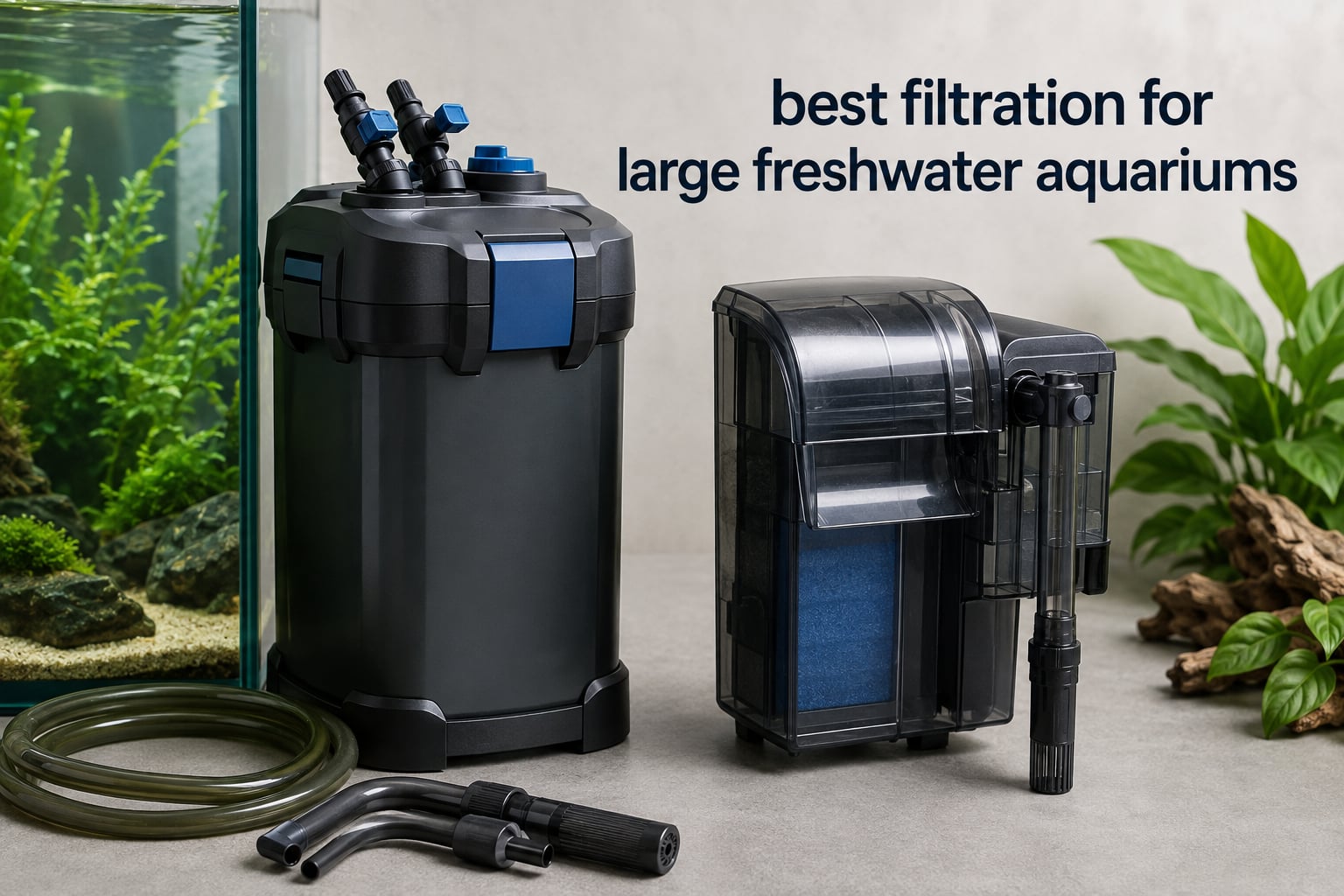 best filtration for large freshwater aquariums