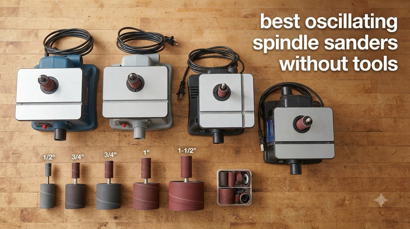 best oscillating spindle sanders without tools