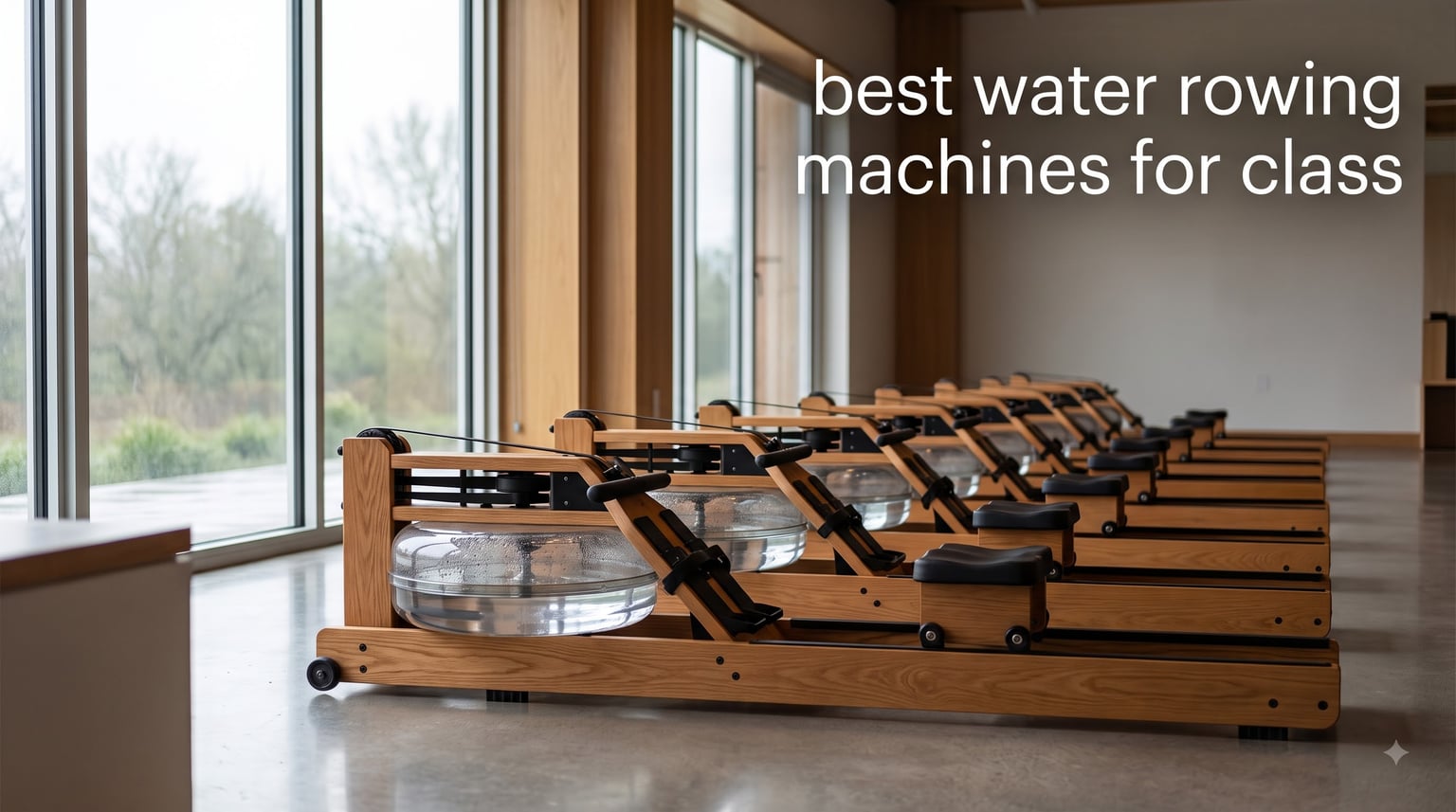 best water rowing machines for class