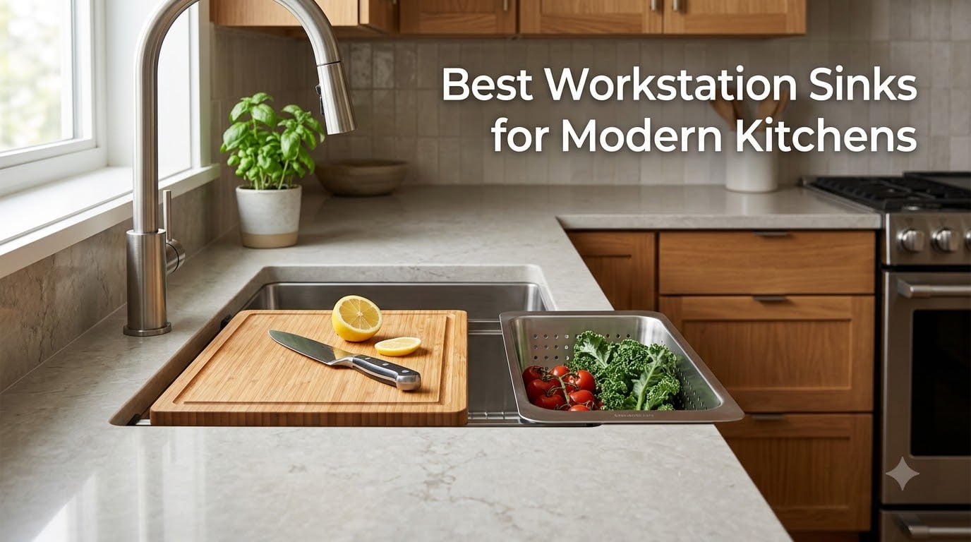 Best Workstation Sinks for Modern Kitchens