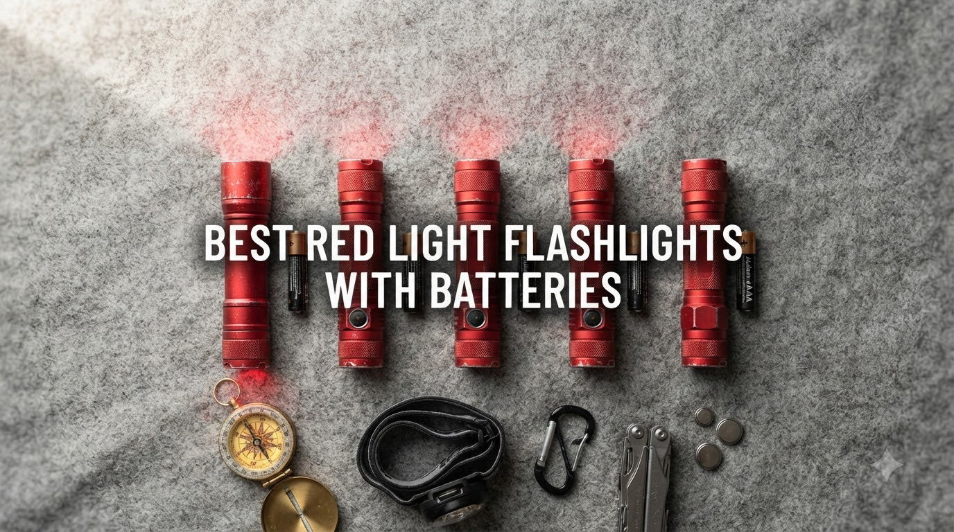 best red light flashlights with batteries
