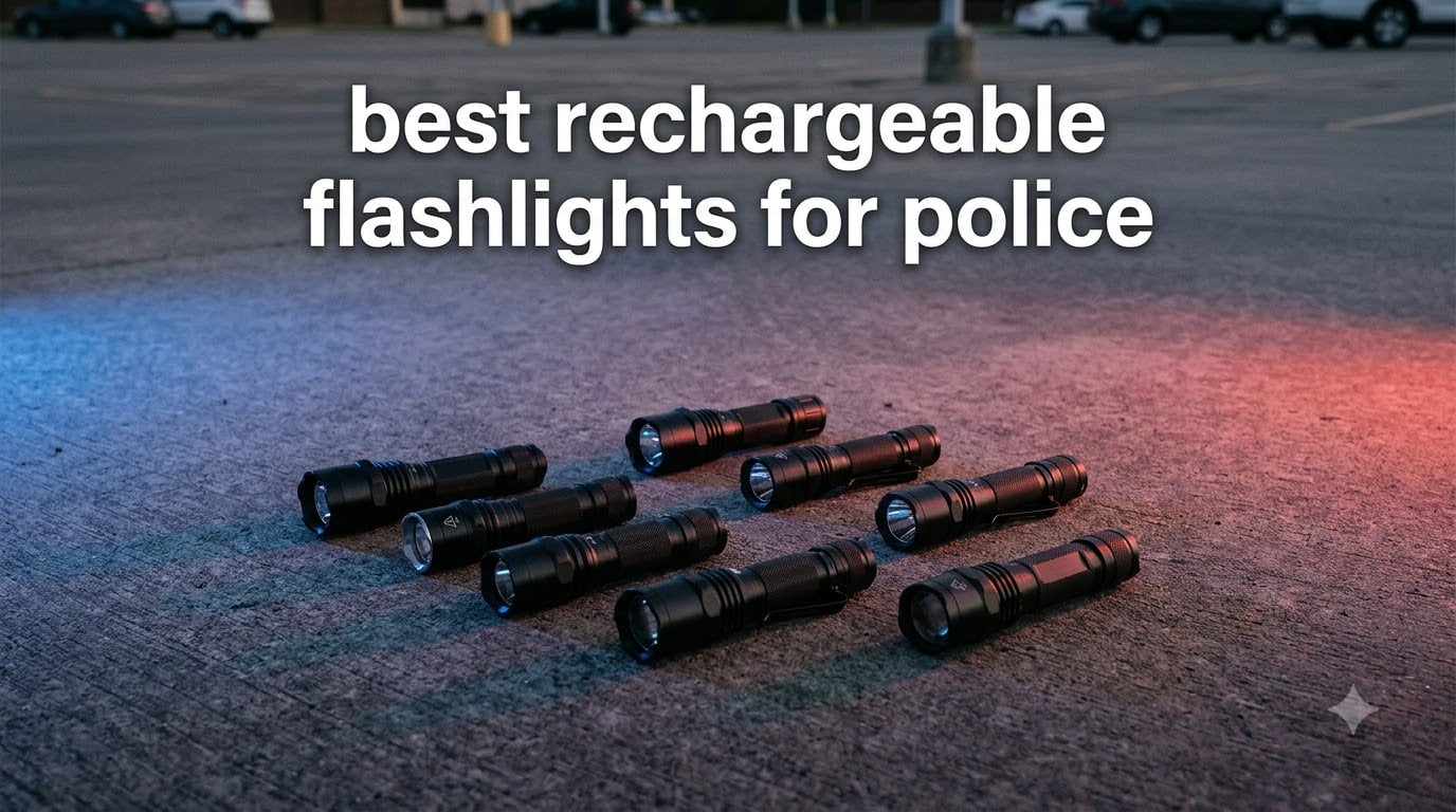 best rechargeable flashlights for police