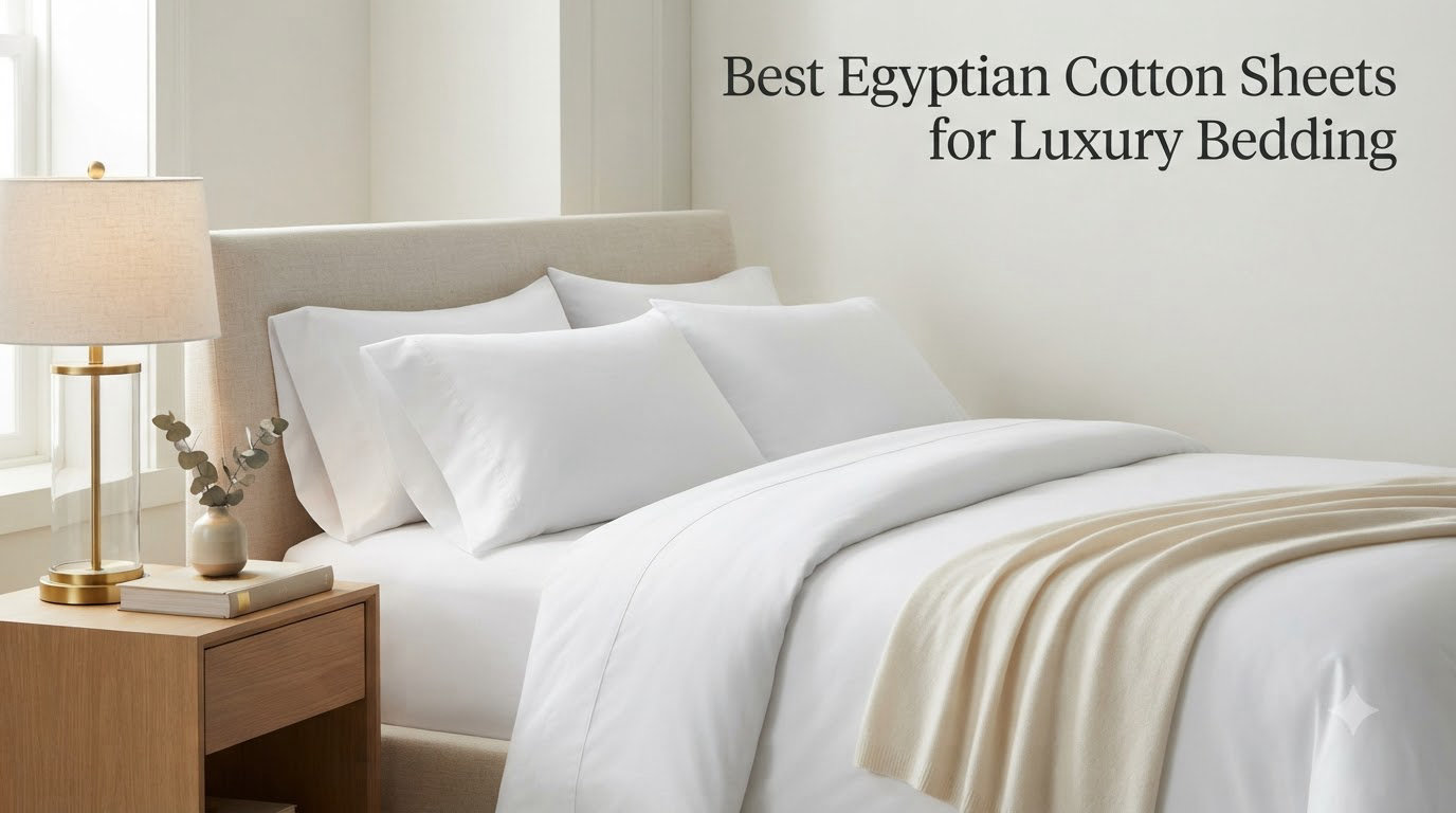 Best Egyptian Cotton Sheets for Luxury Bedding