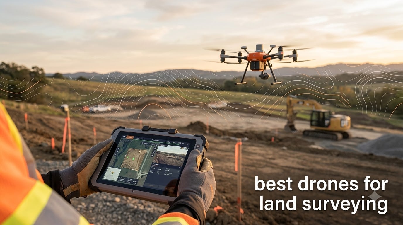 best drones for land surveying