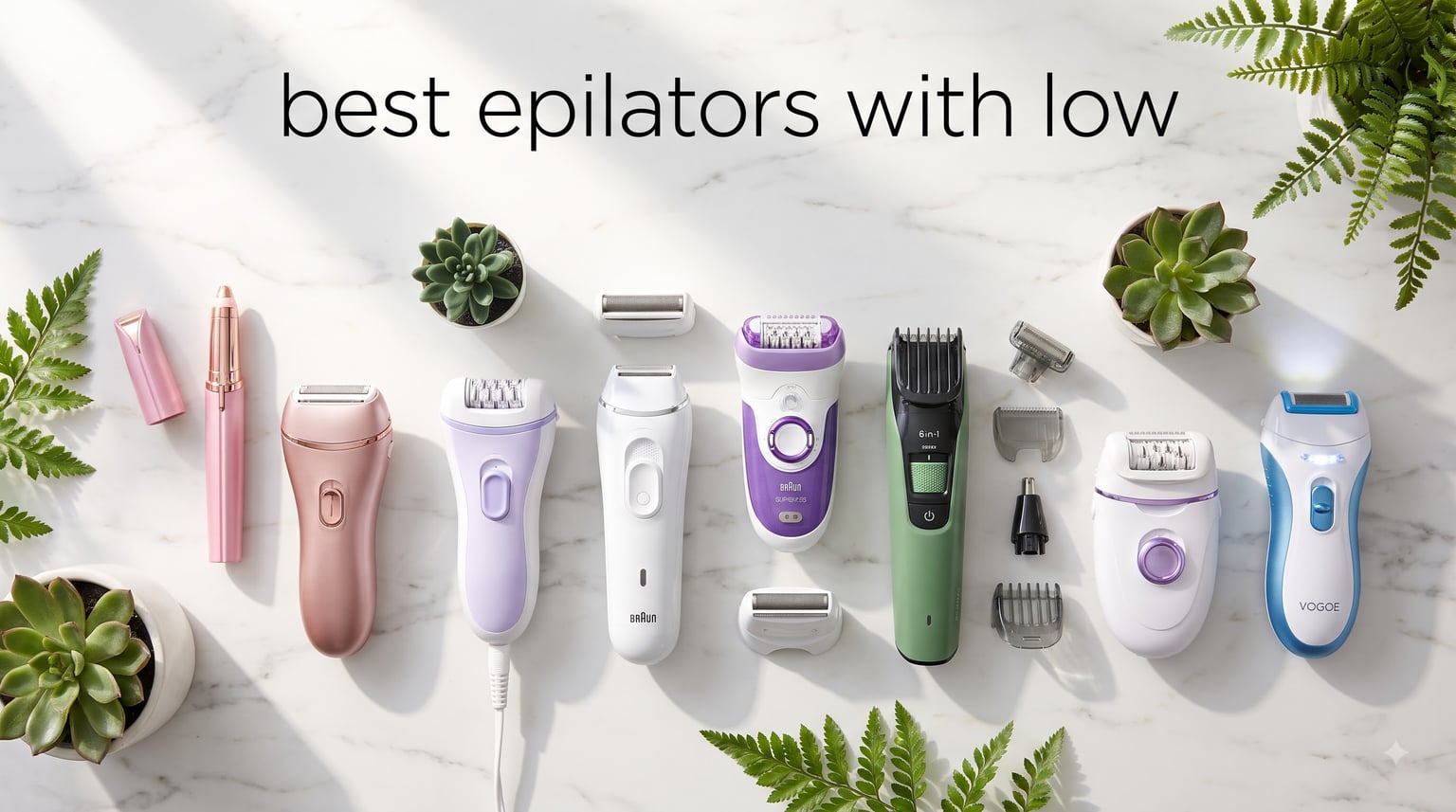 best epilators with low