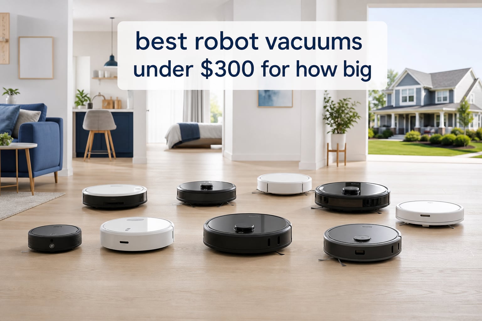 best robot vacuums under $300 for how big