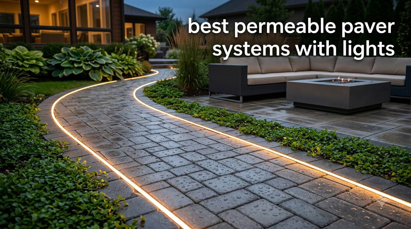 best permeable paver systems with lights
