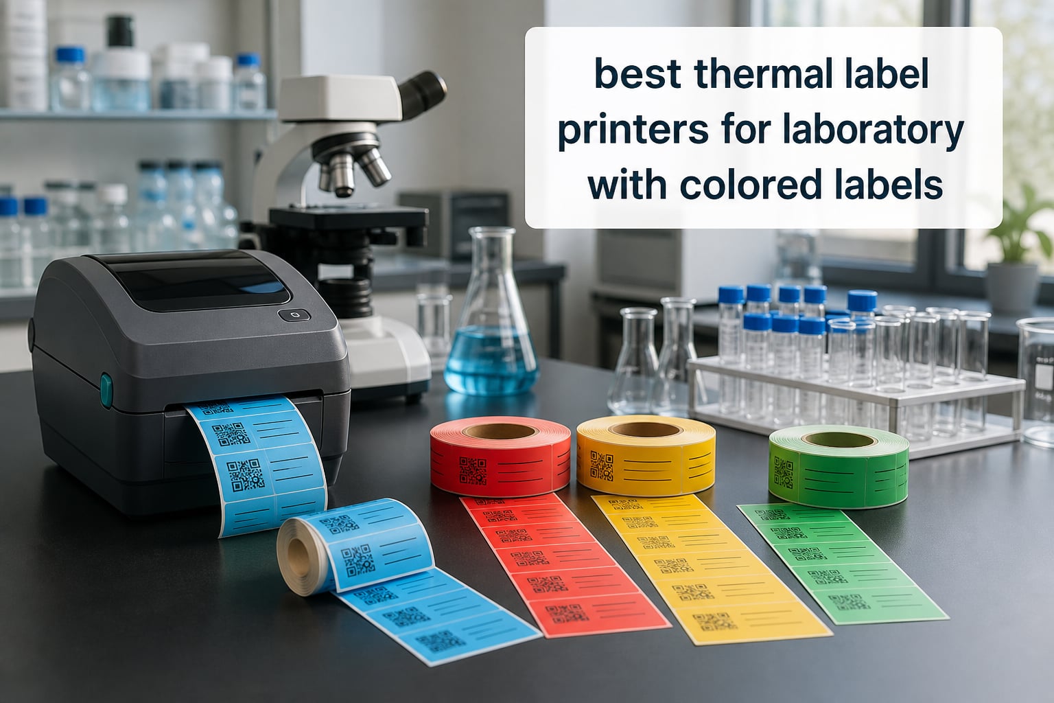 best thermal label printers for laboratory with colored labels