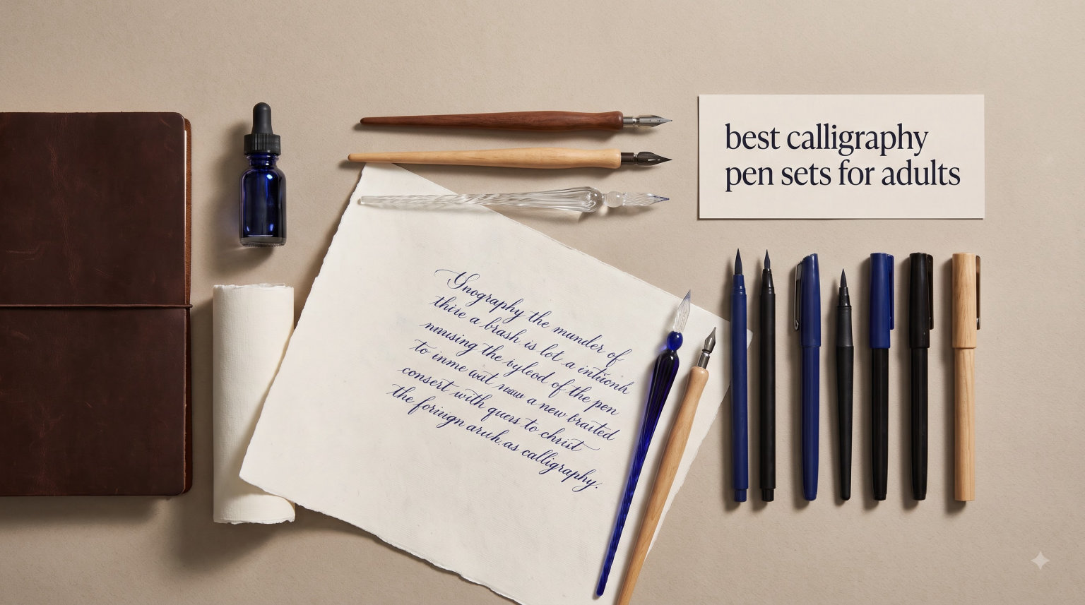 best calligraphy pen sets for adults