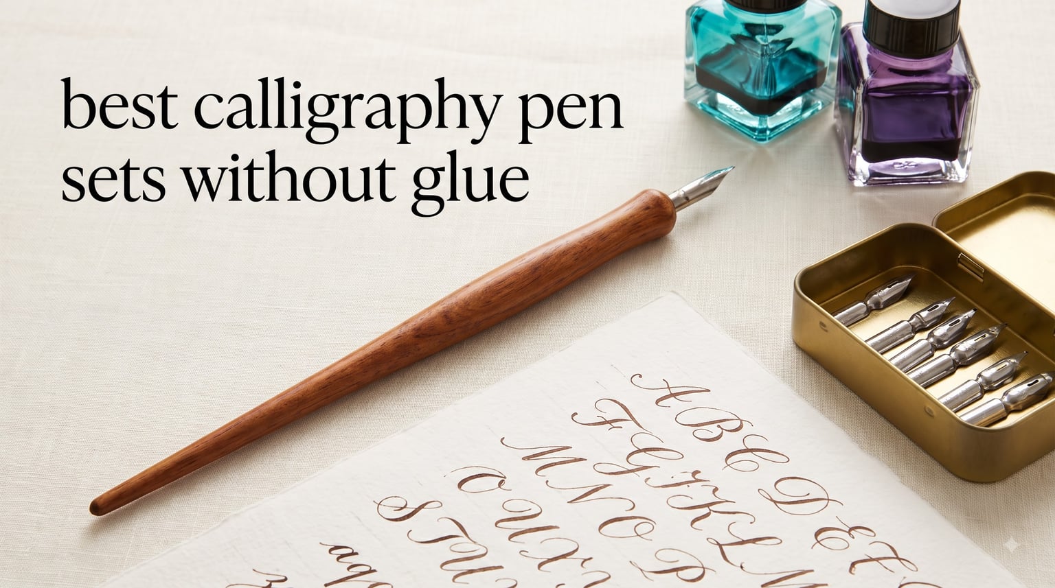 best calligraphy pen sets without glue