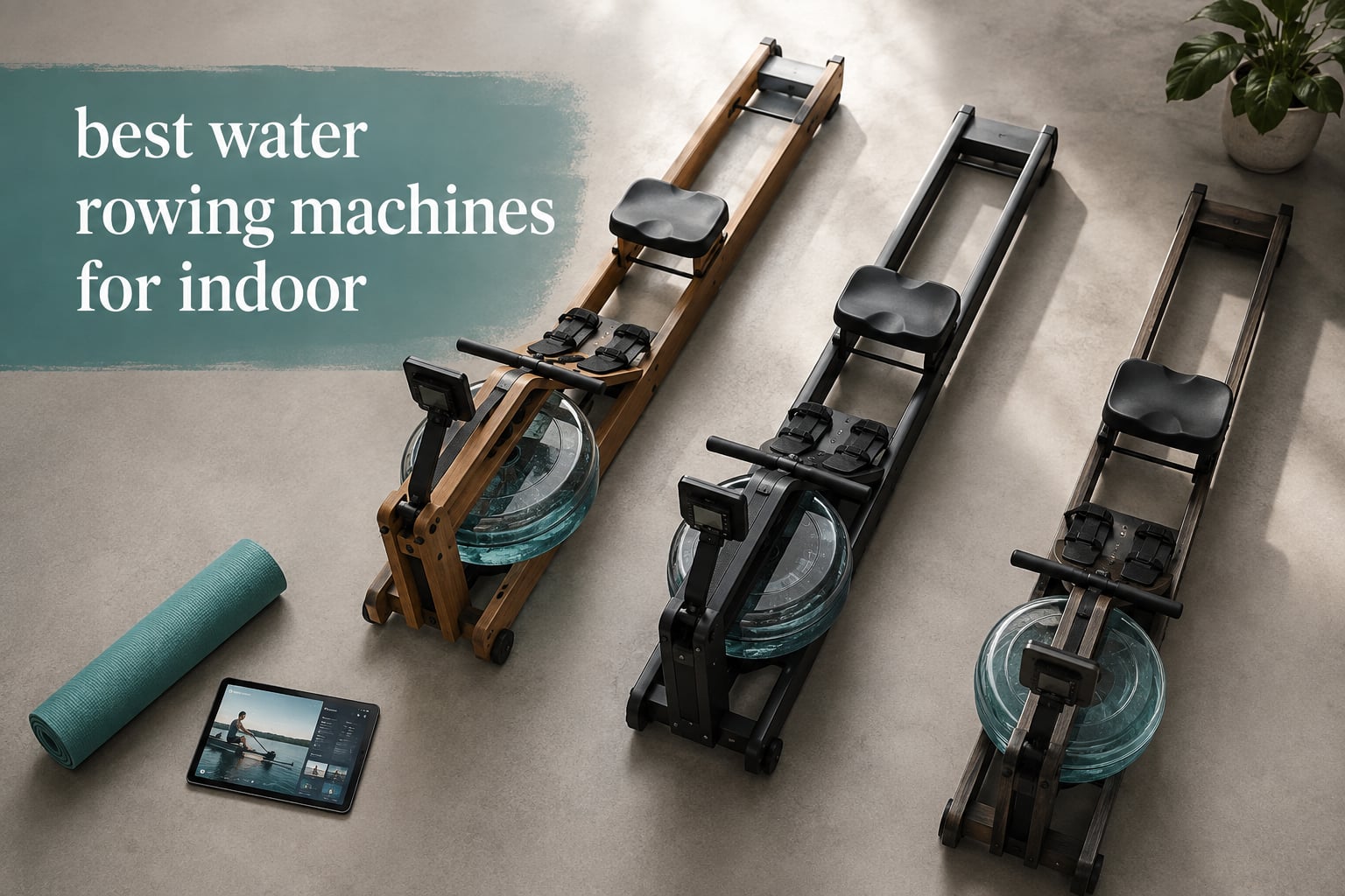 best water rowing machines for indoor