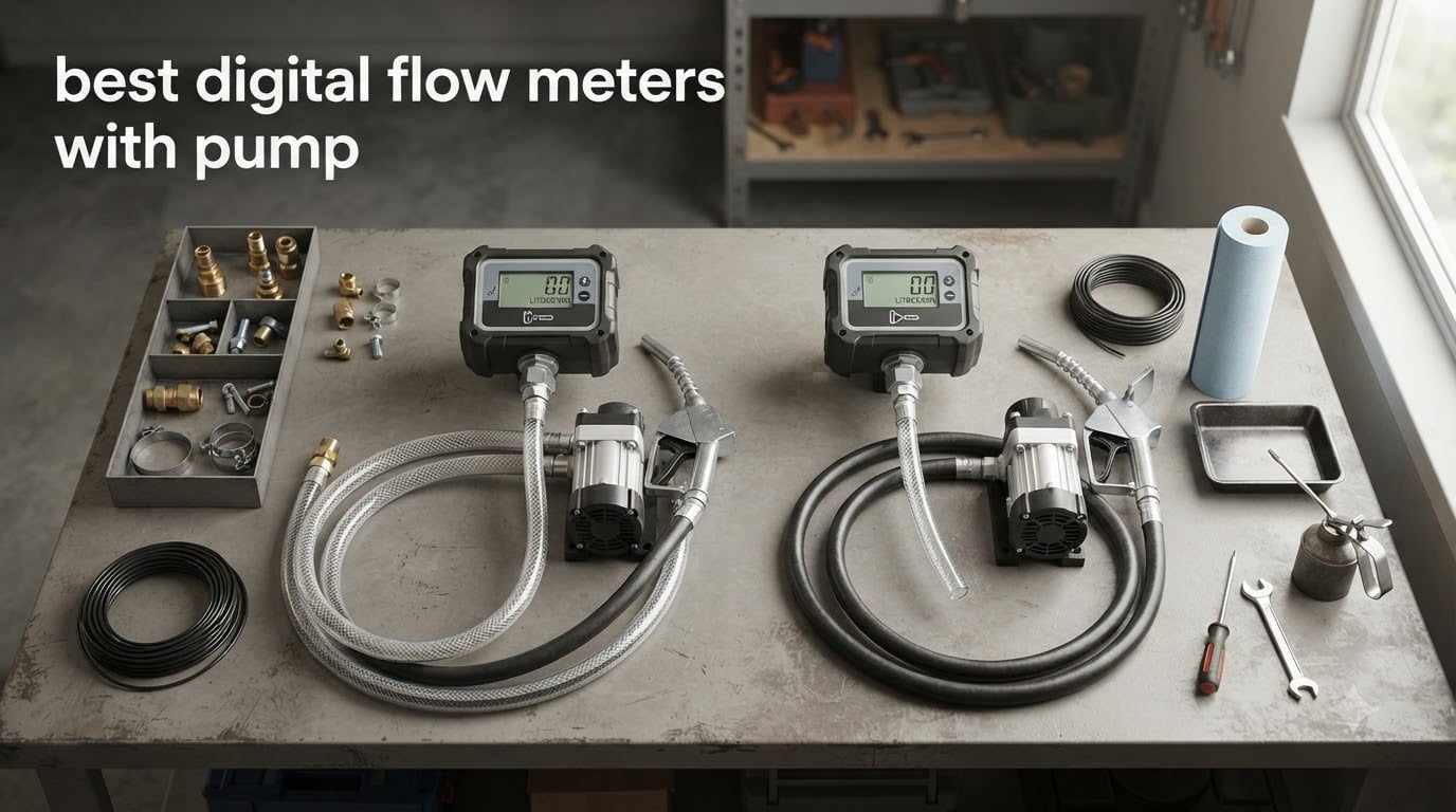 best digital flow meters with pump