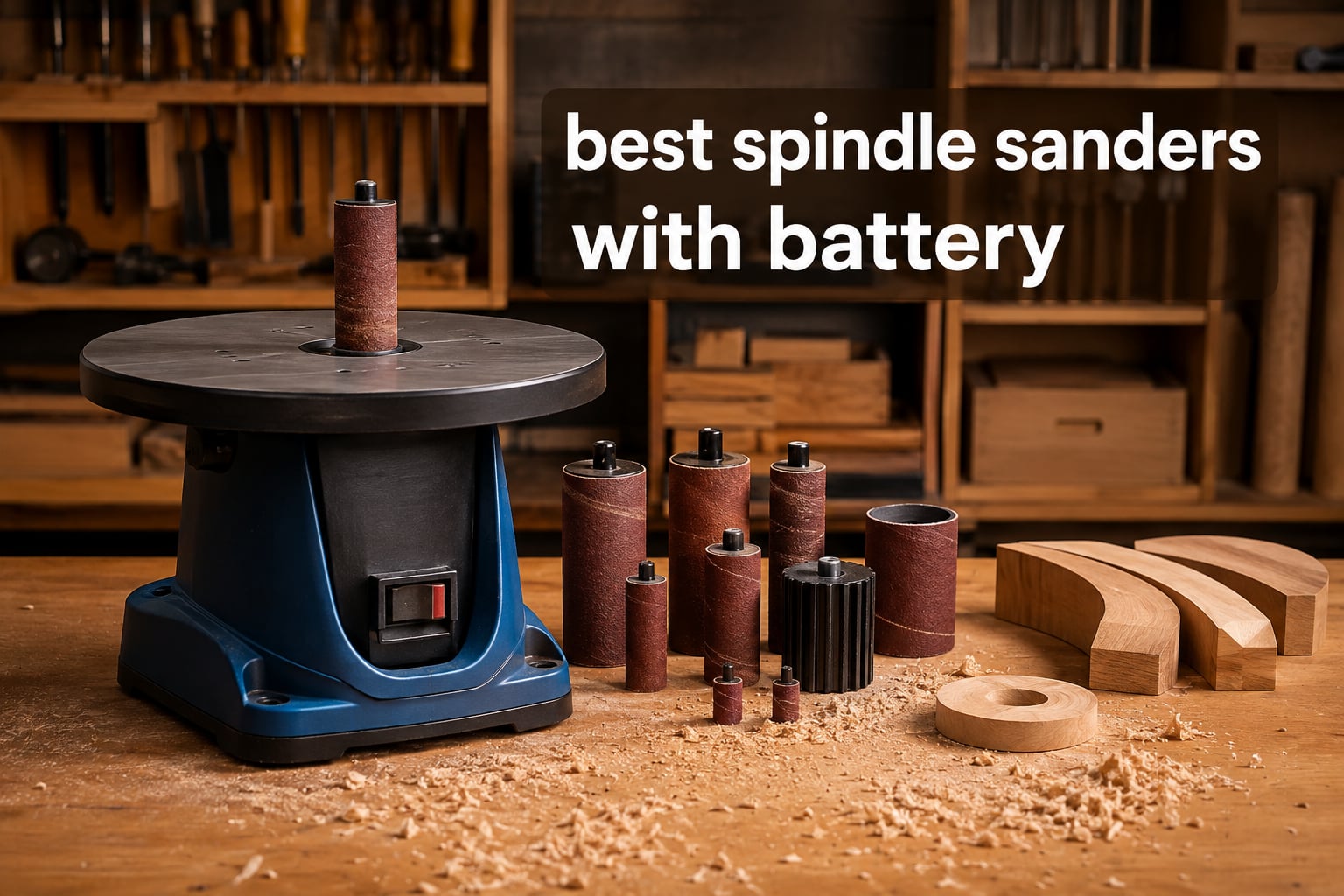best spindle sanders with battery