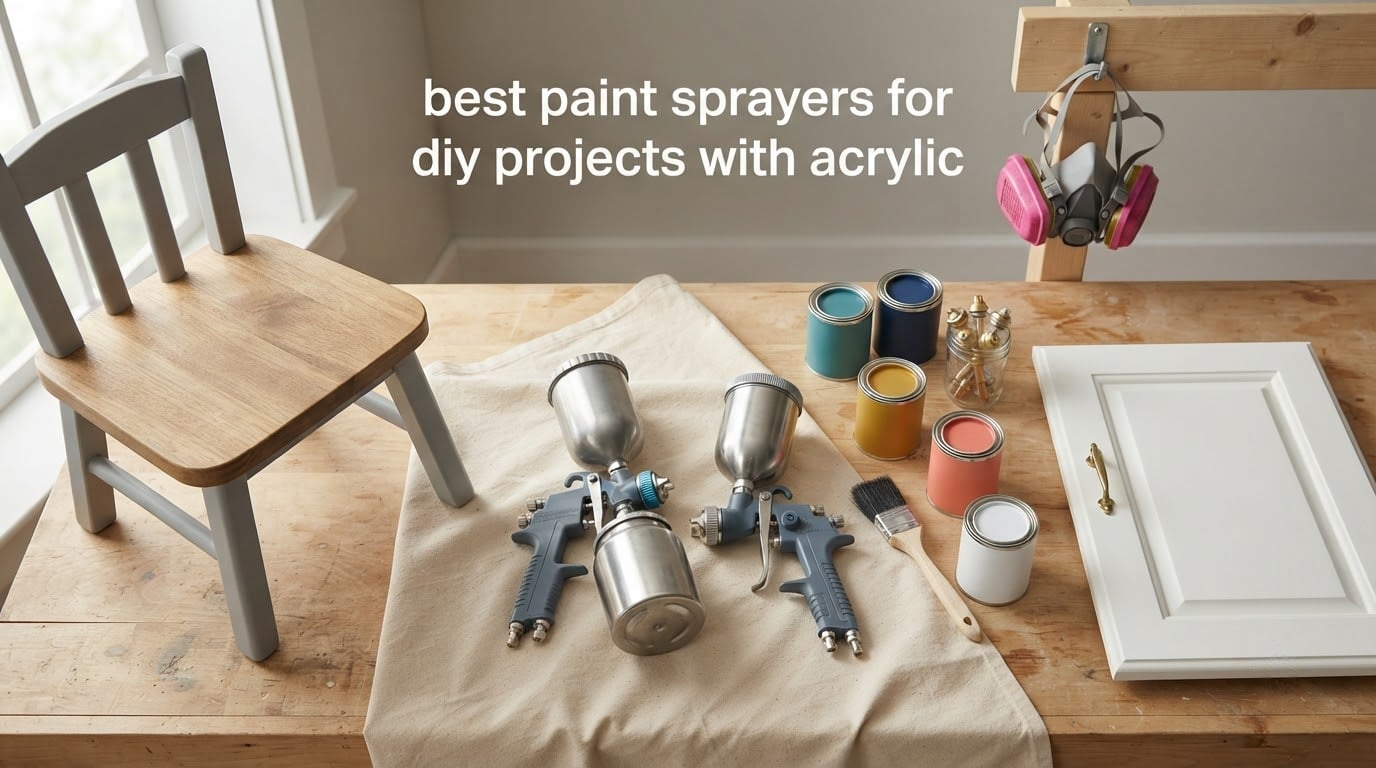 best paint sprayers for diy projects with acrylic