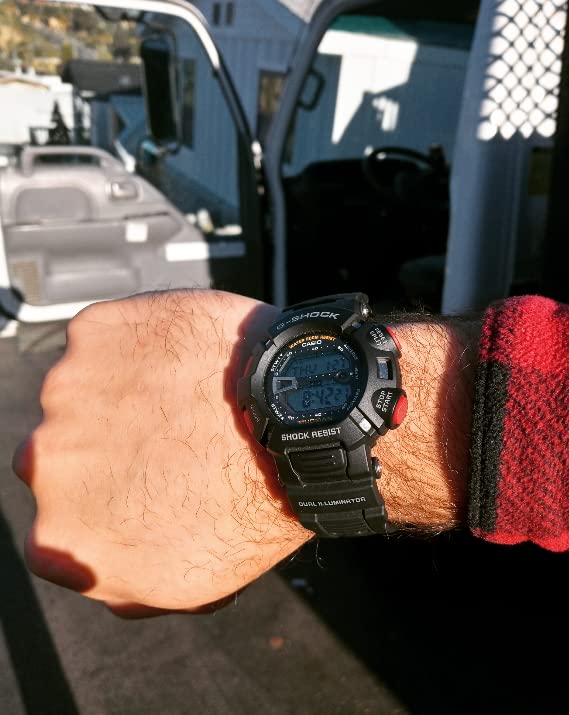 Casio G-Shock Mudman Super Dual Illuminator Men's Quartz 52mm Digital Watch G9000-1V customer photo 1